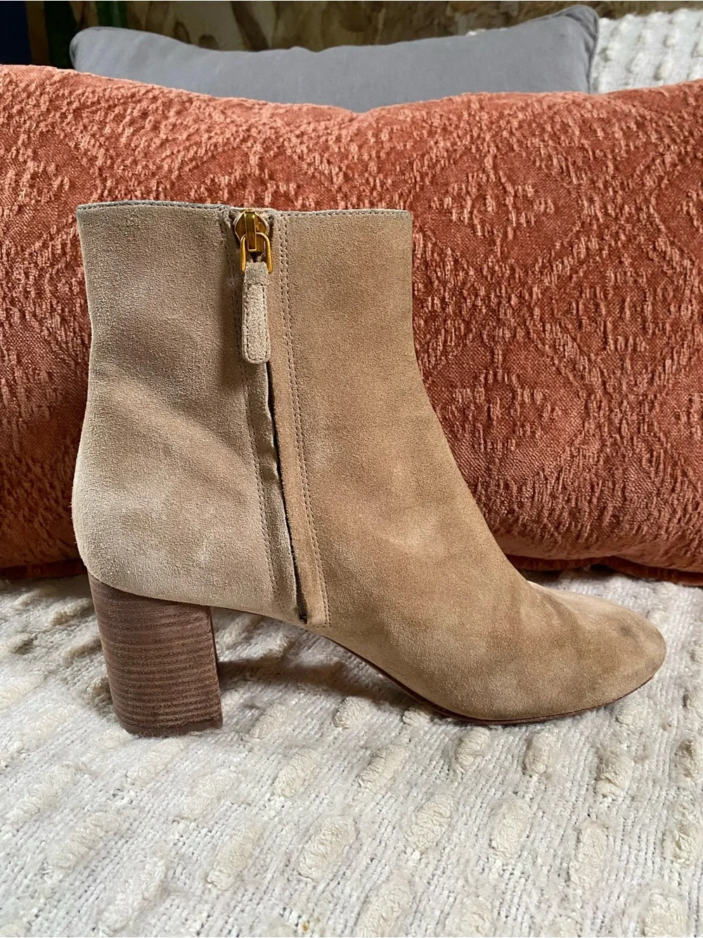 {Tory Burch} Suede Ankle Booties